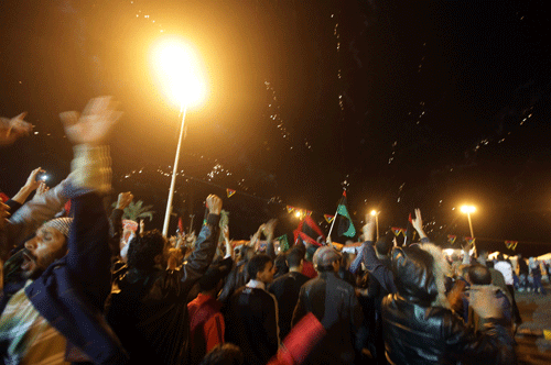 Libyans celebrate