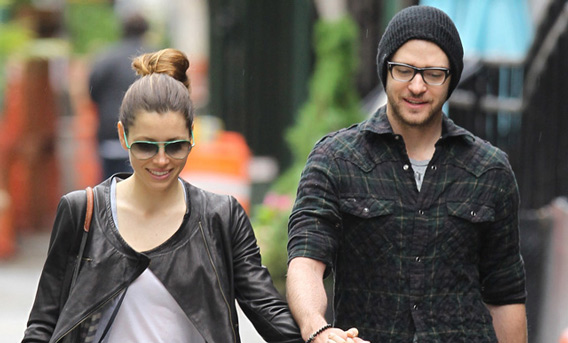 Justin Timberlake and Jessica Biel