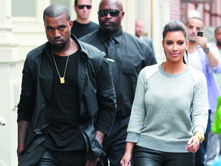 Kim Kardashian and Kanye West
