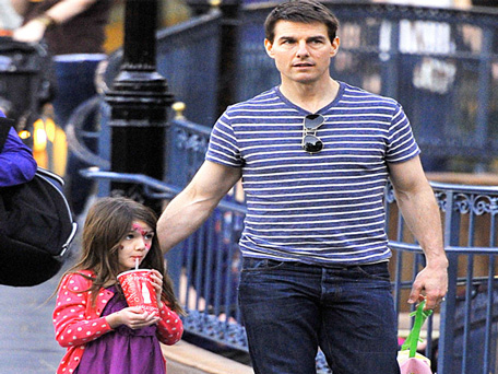 Suri and Tom Cruise