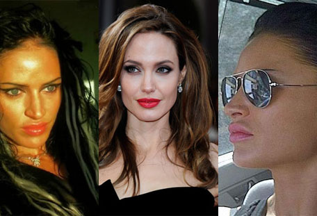 Luminita Perijoc and Angelina Jolie