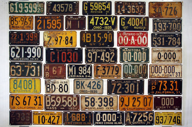 car number plates