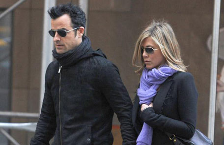 Jennifer Aniston and Justin Theroux