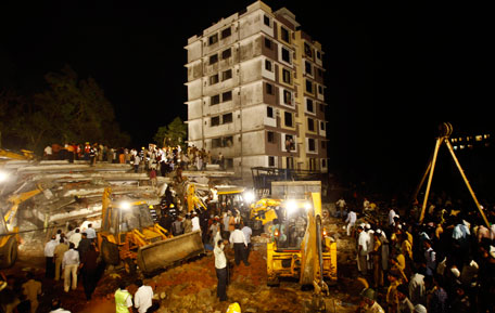 building collapsed in Thane, Mumbai