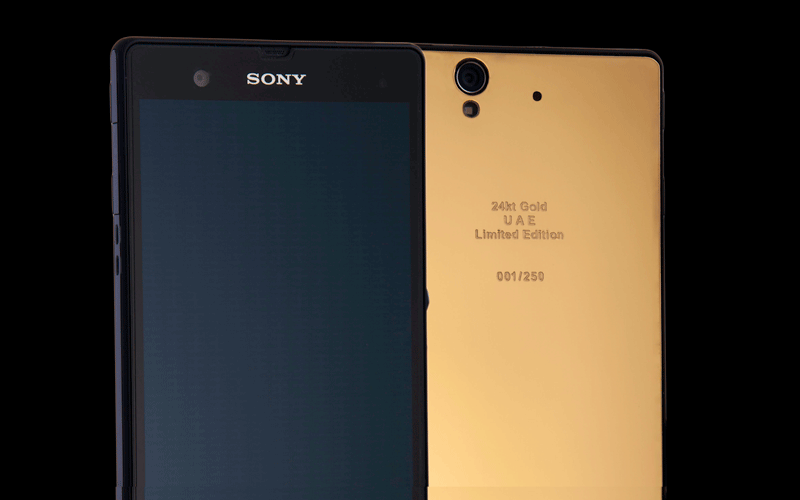 gold phone