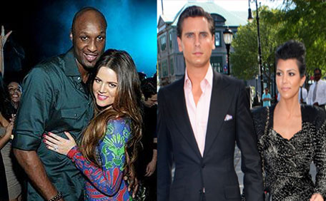 lamar odom, Khloe, scott discik , kourtney