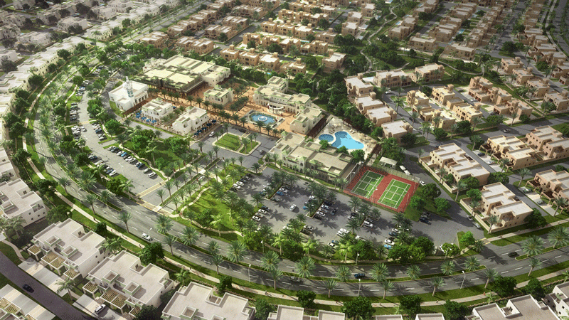 Al Furjan aerial