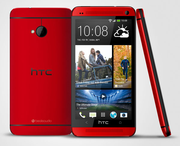 htc one red