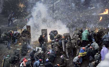 Kiev's central Independence Square