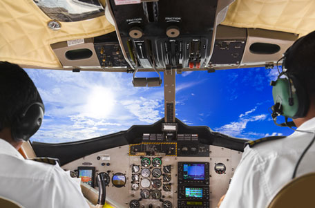 Pilots, cockpit