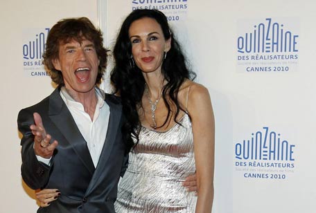 Mick Jagger and fashion stylist L'Wren Scott