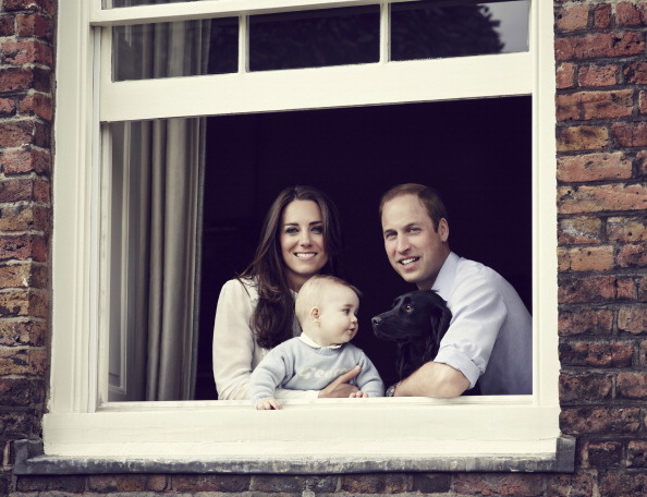Prince William, Duke of Cambridge, Catherine, Duchess of Cambridge and Prince George