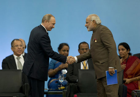Putin, Modi