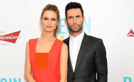 Adam Levine and Behati Prinsloo