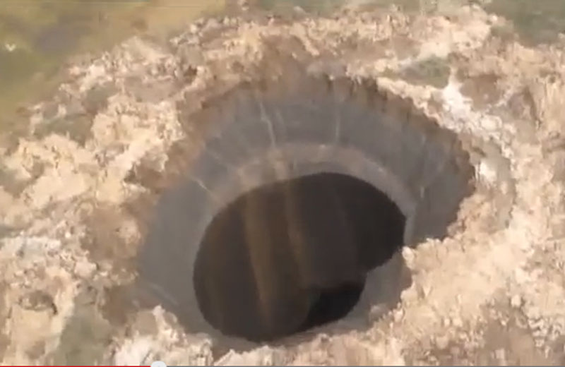crater in russia