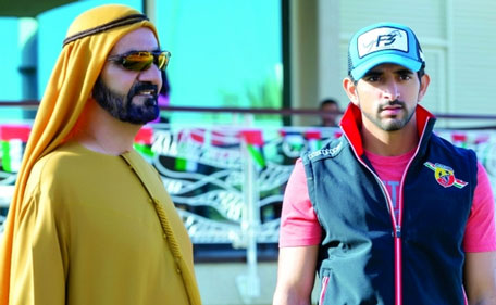 Sheikh Mohammed and Sheikh Hamdan