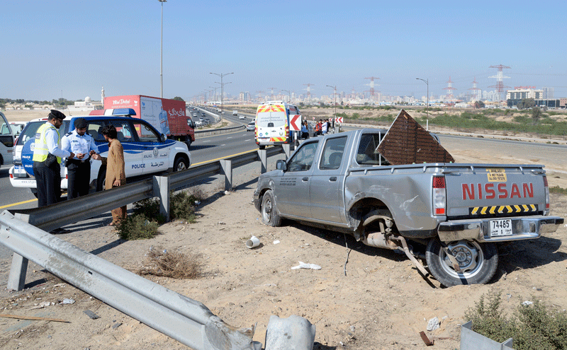 Sharjah accident