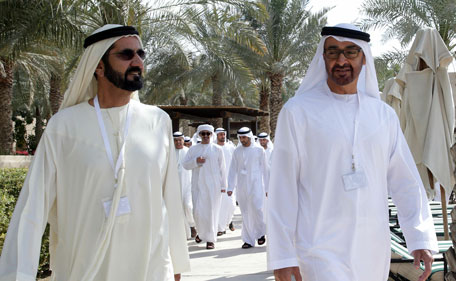Mohammed bin Rashid and Mohamed bin Zayed