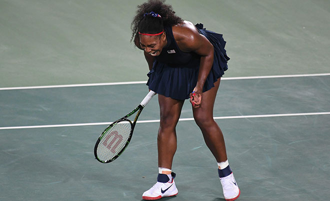 USA's Serena Williams tennis Rio 2016 Olympic Games