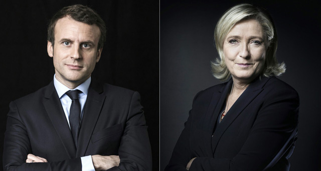 Le Pen, Macron 