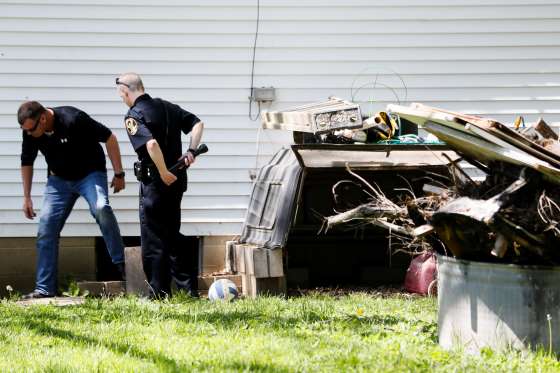 Police search