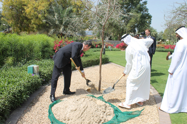 British Consulate plants tree to celebrate Sheikh Zayed’s environmental legacy