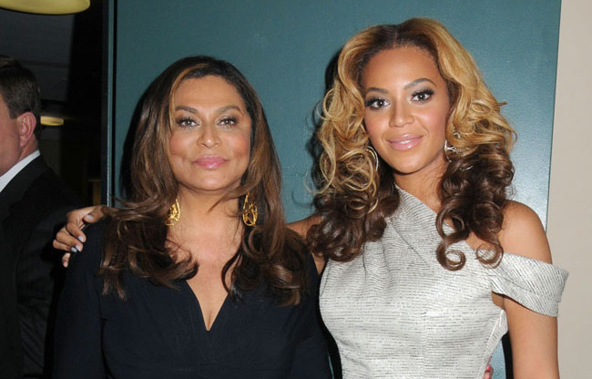 Tina Lawson and Beyonce