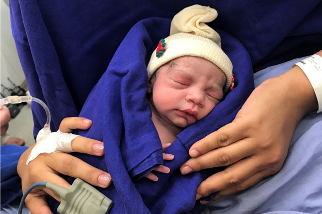 Baby born from deceased persons uterus