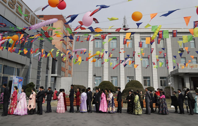 parliament lineup North Korea