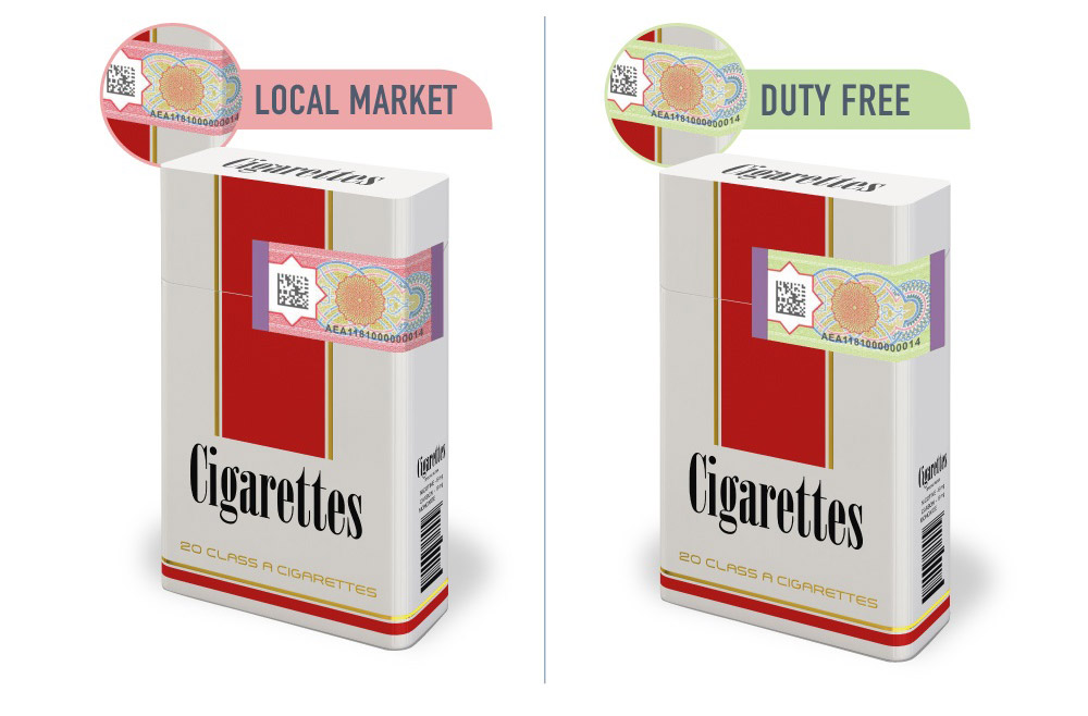 emirates duty free cigarettes Sale of cigarettes not bearing red digital tax stamps prohibited across  local markets