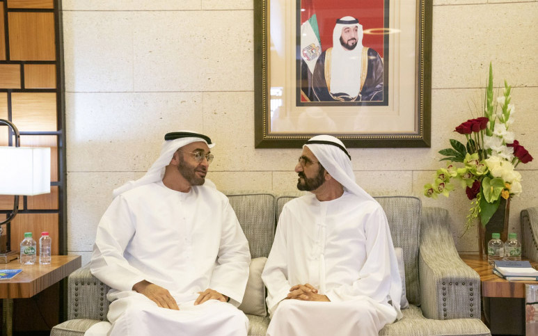 UAE VP, Abu Dhabi Crown Prince meet