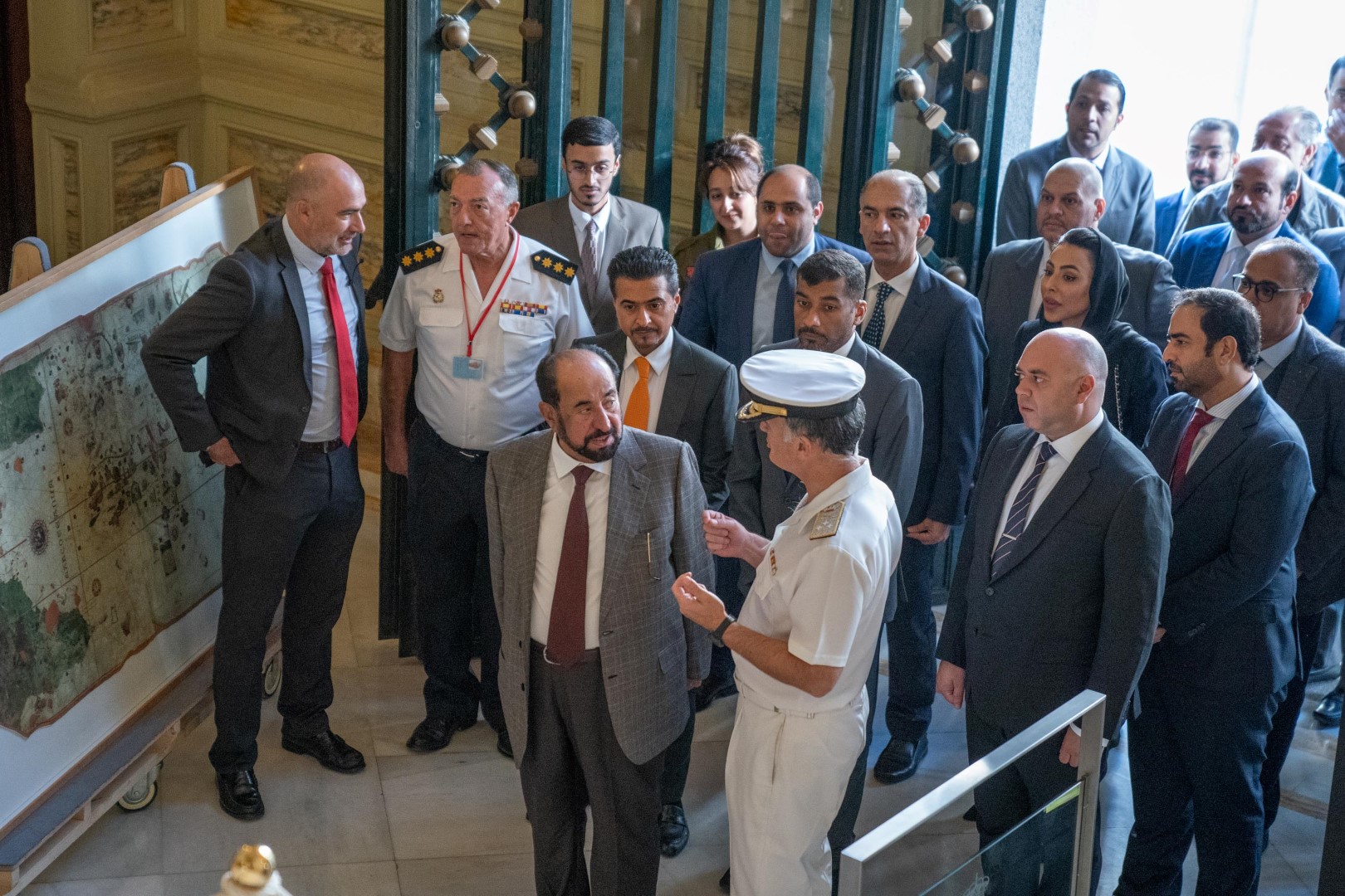Sharjah Ruler visits Naval Museum of Madrid