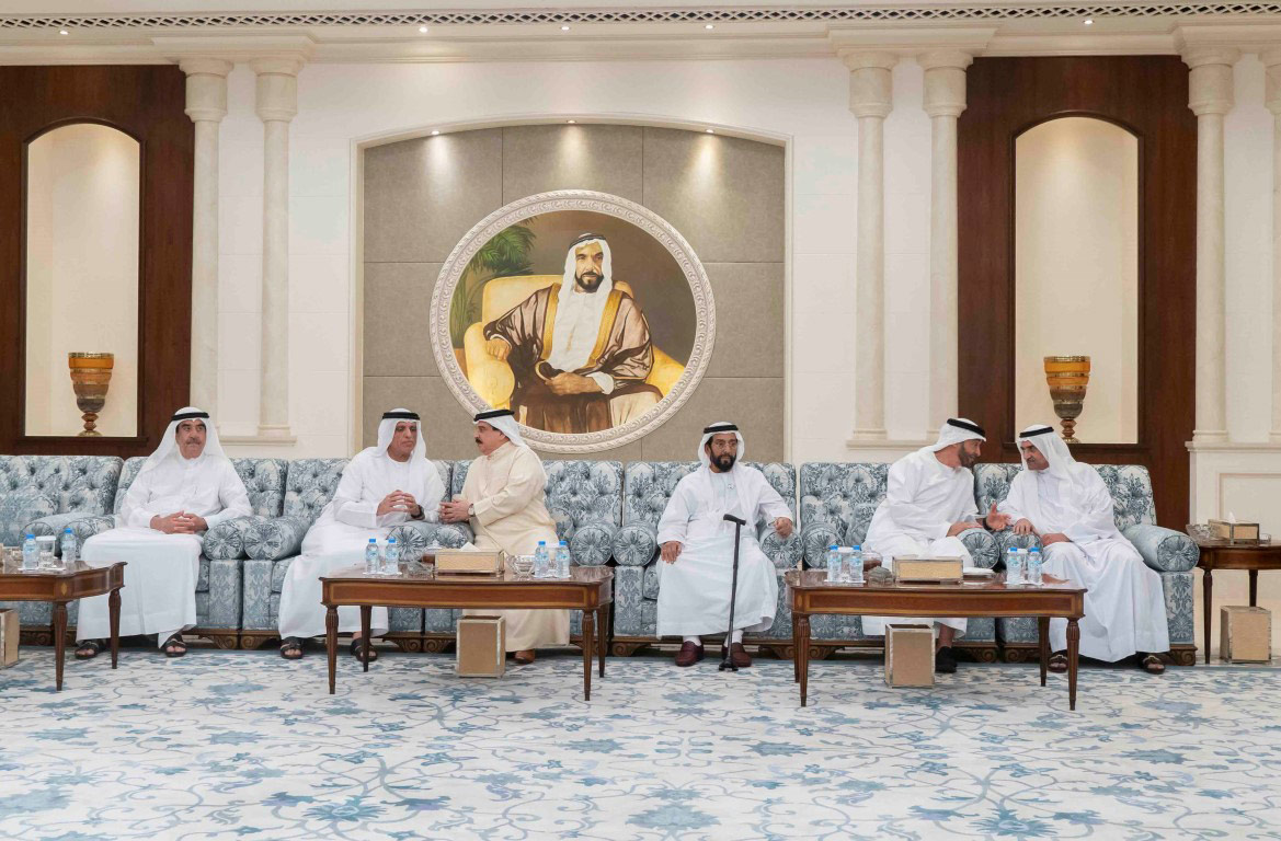 Mohamed bin Zayed receives condolences on death of Sultan bin Zayed