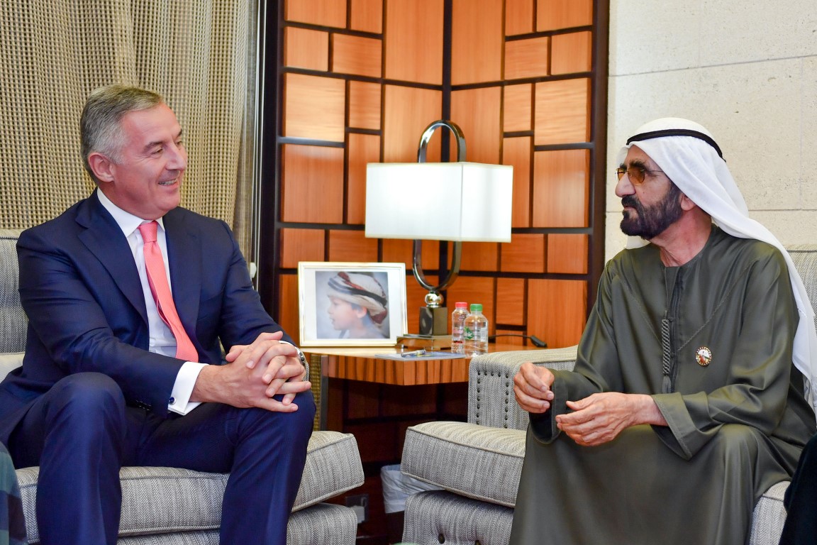 Mohammed bin Rashid, President of Montenegro review fostering bilateral relations