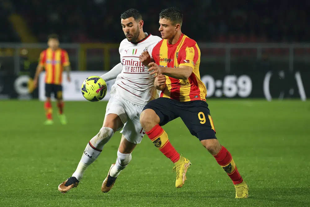Milan fight back for 2-2 at Lecce