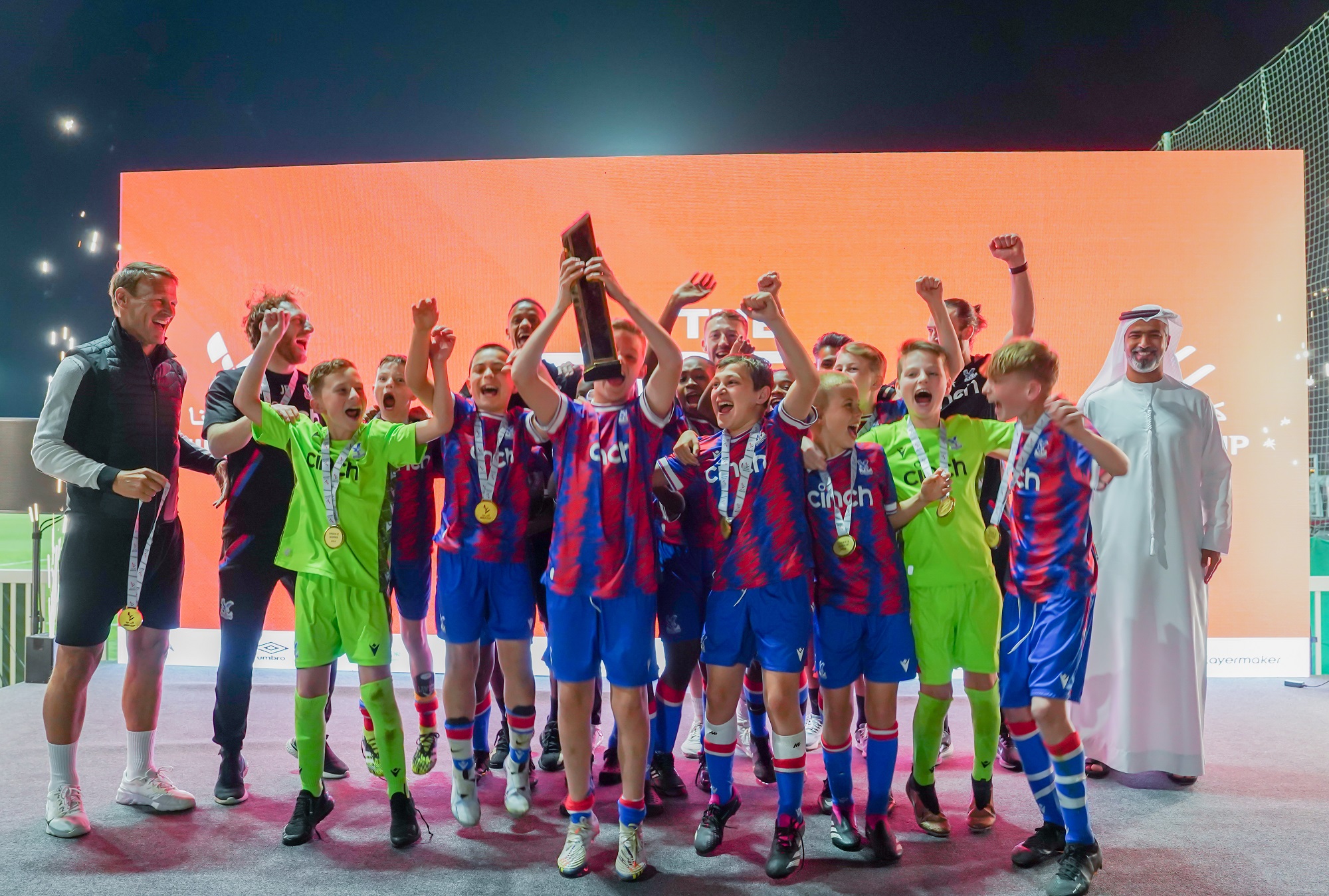 Crystal Palace & Southampton of England win Titles of MINA Football Cup