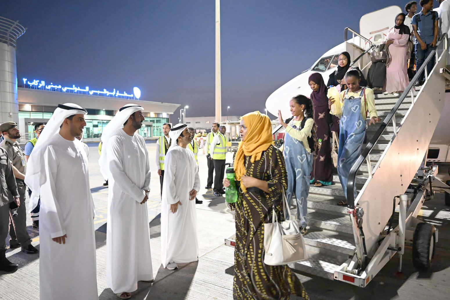 UAE receives 180 people from Sudan arriving on evacuation plane