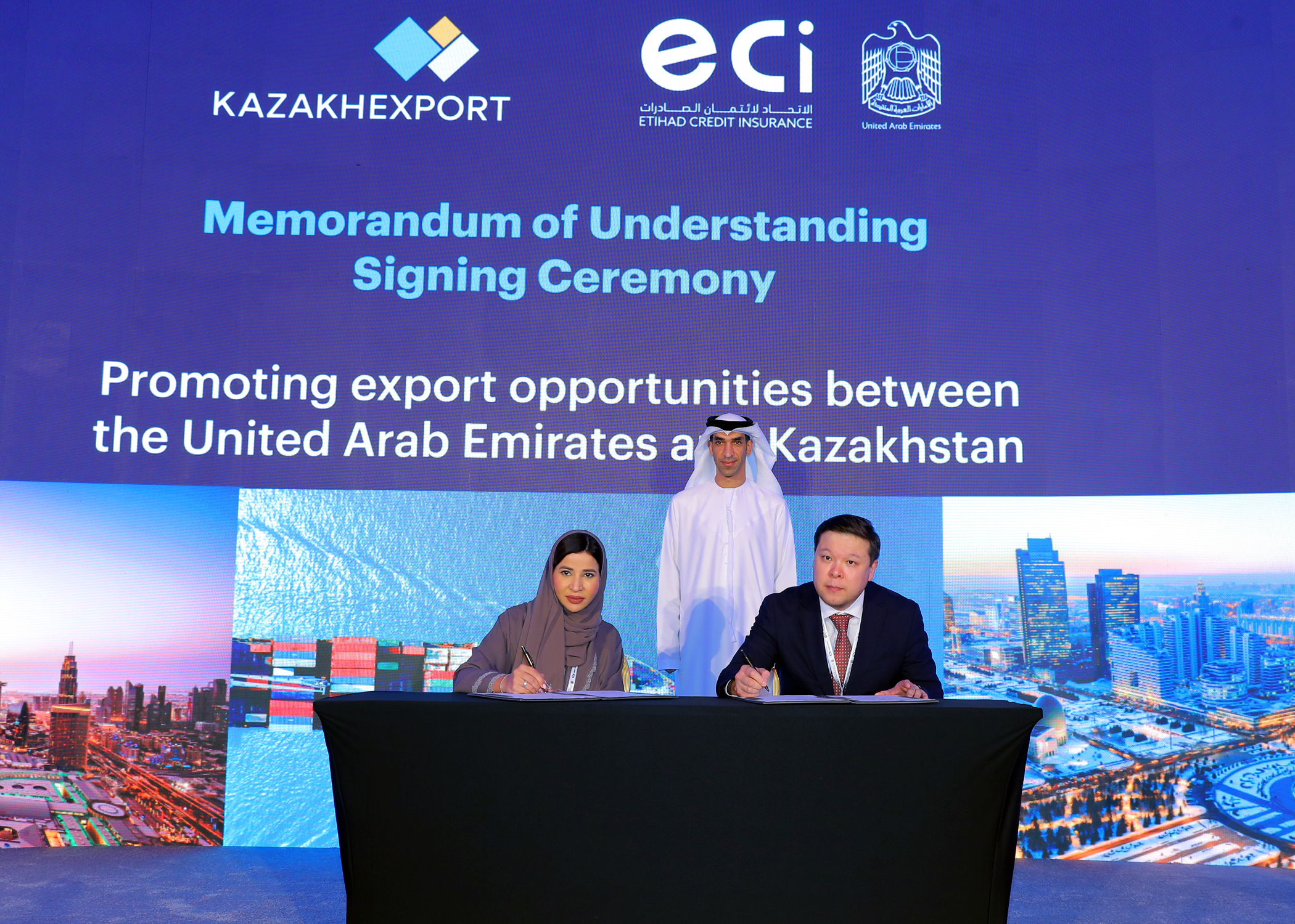 Etihad Credit Insurance, KazakhExport ink MoU to boost trade ties between UAE and Kazakhstan