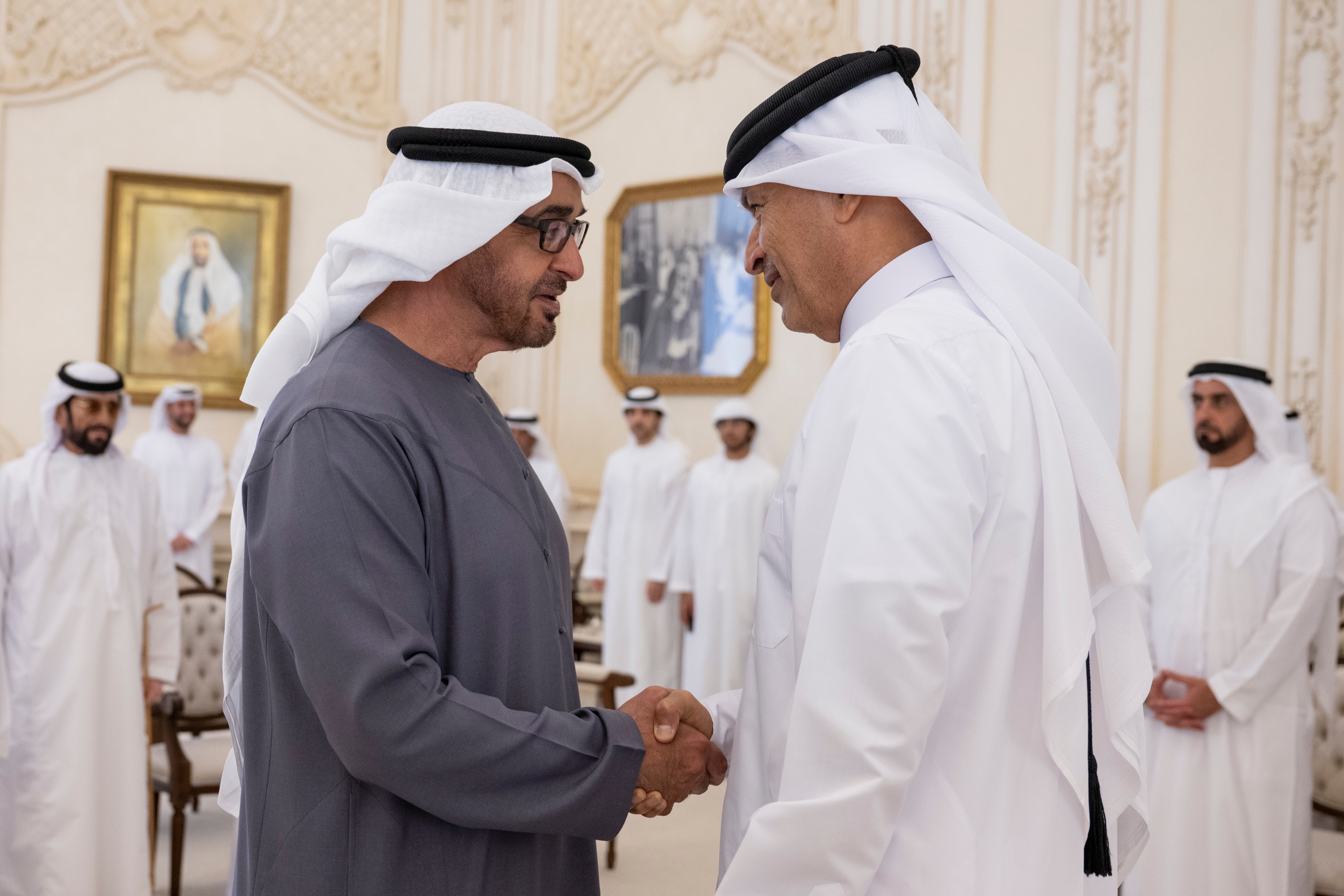 UAE President receives Speaker of Qatar’s Shura Council