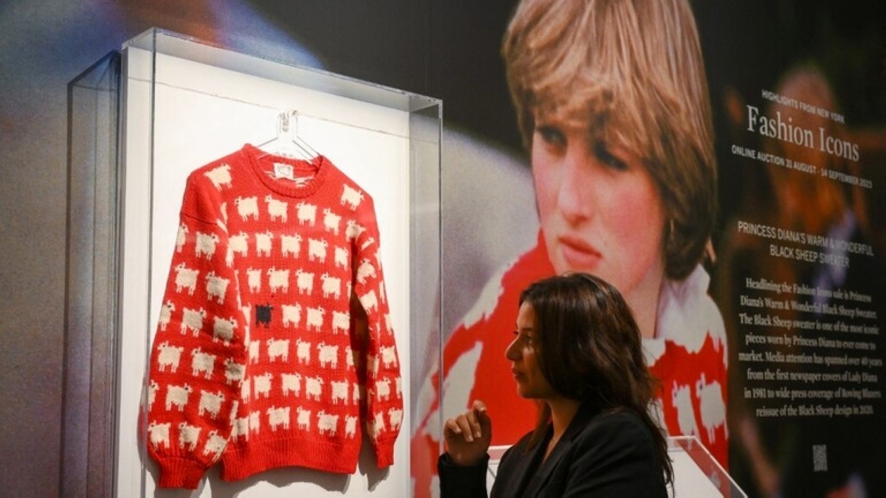 A famous jacket worn by the late Princess Diana sold for over $1 million