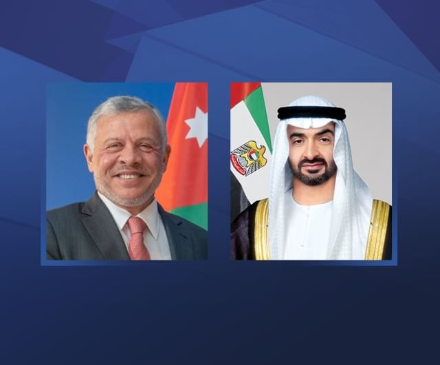 UAE President and King of Jordan discuss bilateral relations and regional developments