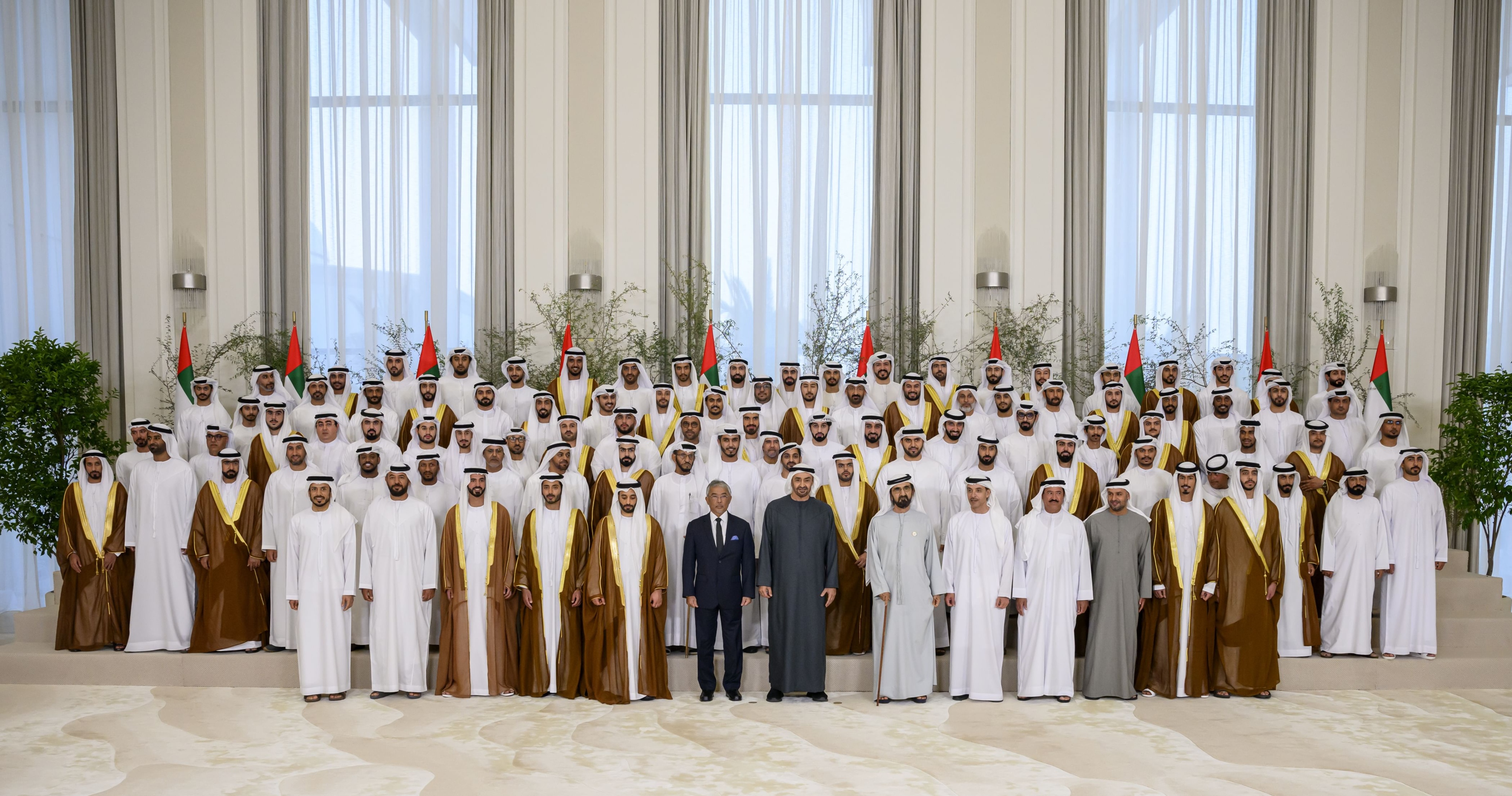 UAE President, Mohammed bin Rashid attend Al Nahyan weddings against backdrop of group weddings held