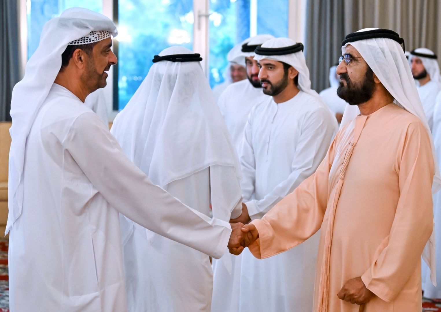 Mohammed bin Rashid meets with local dignitaries, business leaders and heads of Dubai Government ent