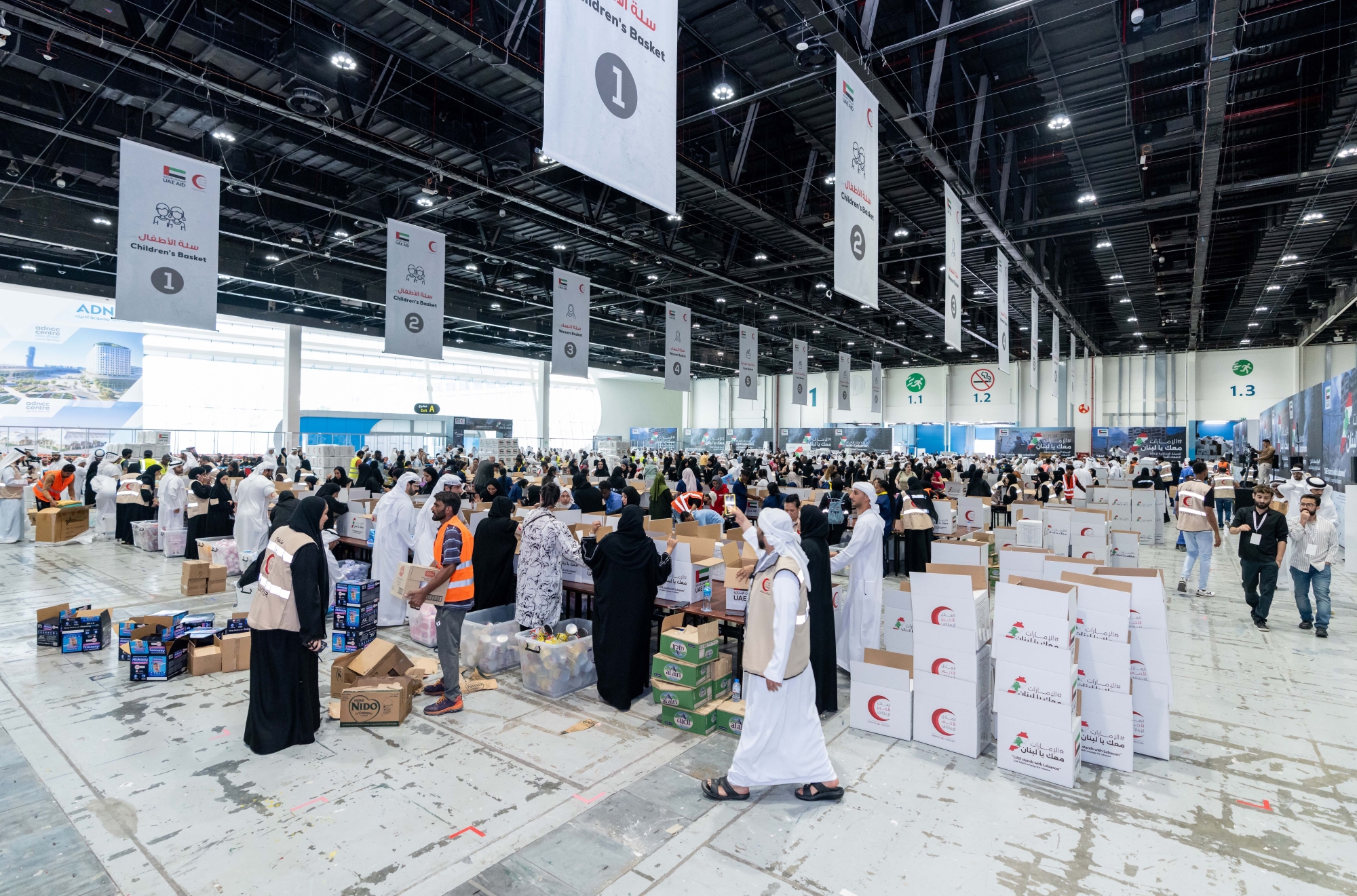 'UAE stands with Lebanon' campaign concludes after collecting around AED190 million, 6000 tonnes of