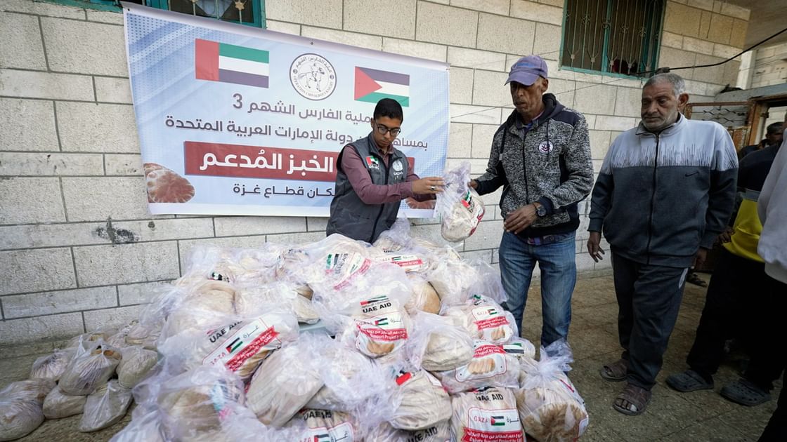 UAE supports bakery operation in Gaza