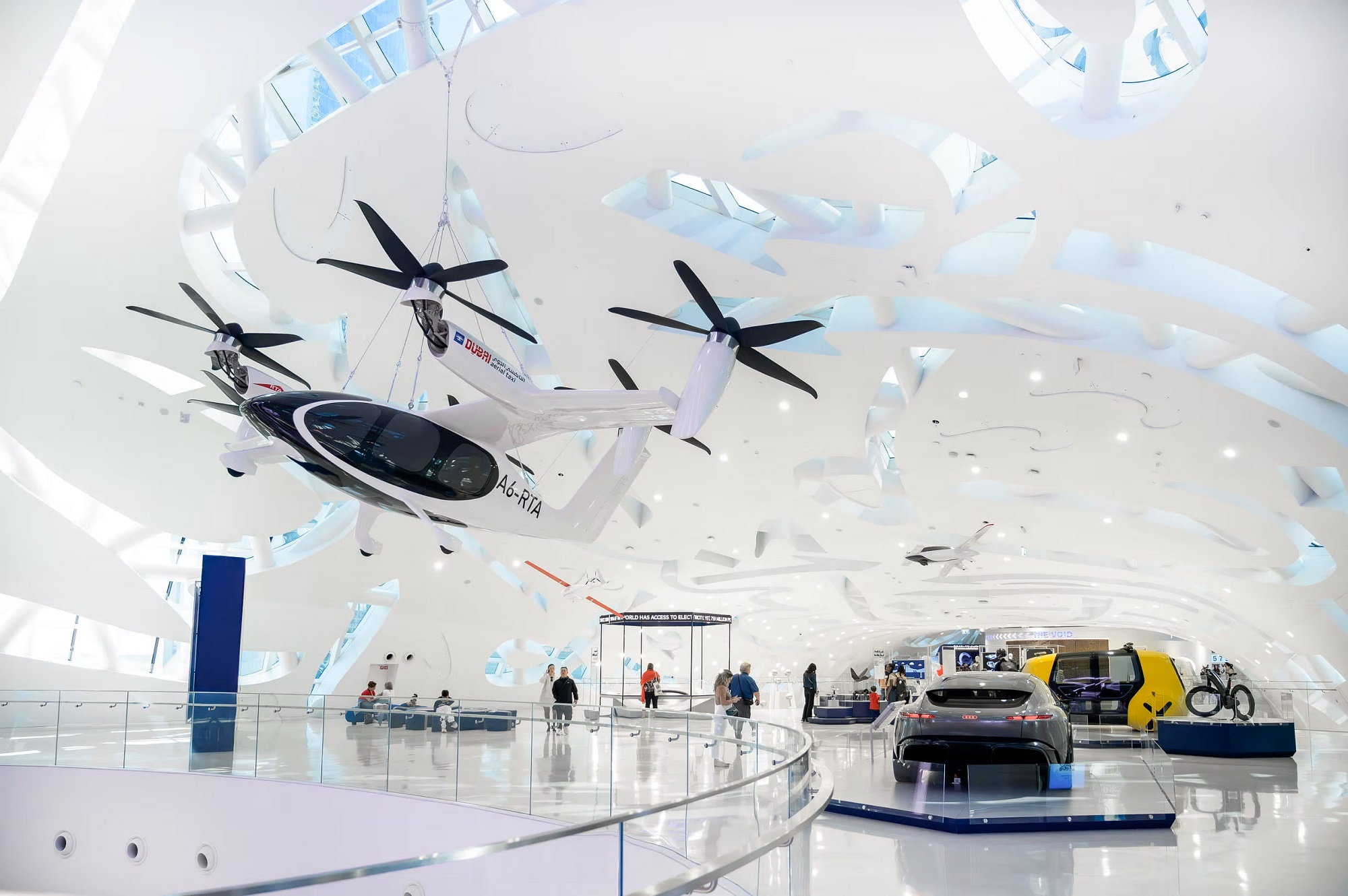 Museum of the Future Unveils Aerial Taxi Prototype Installation in Partnership with RTA