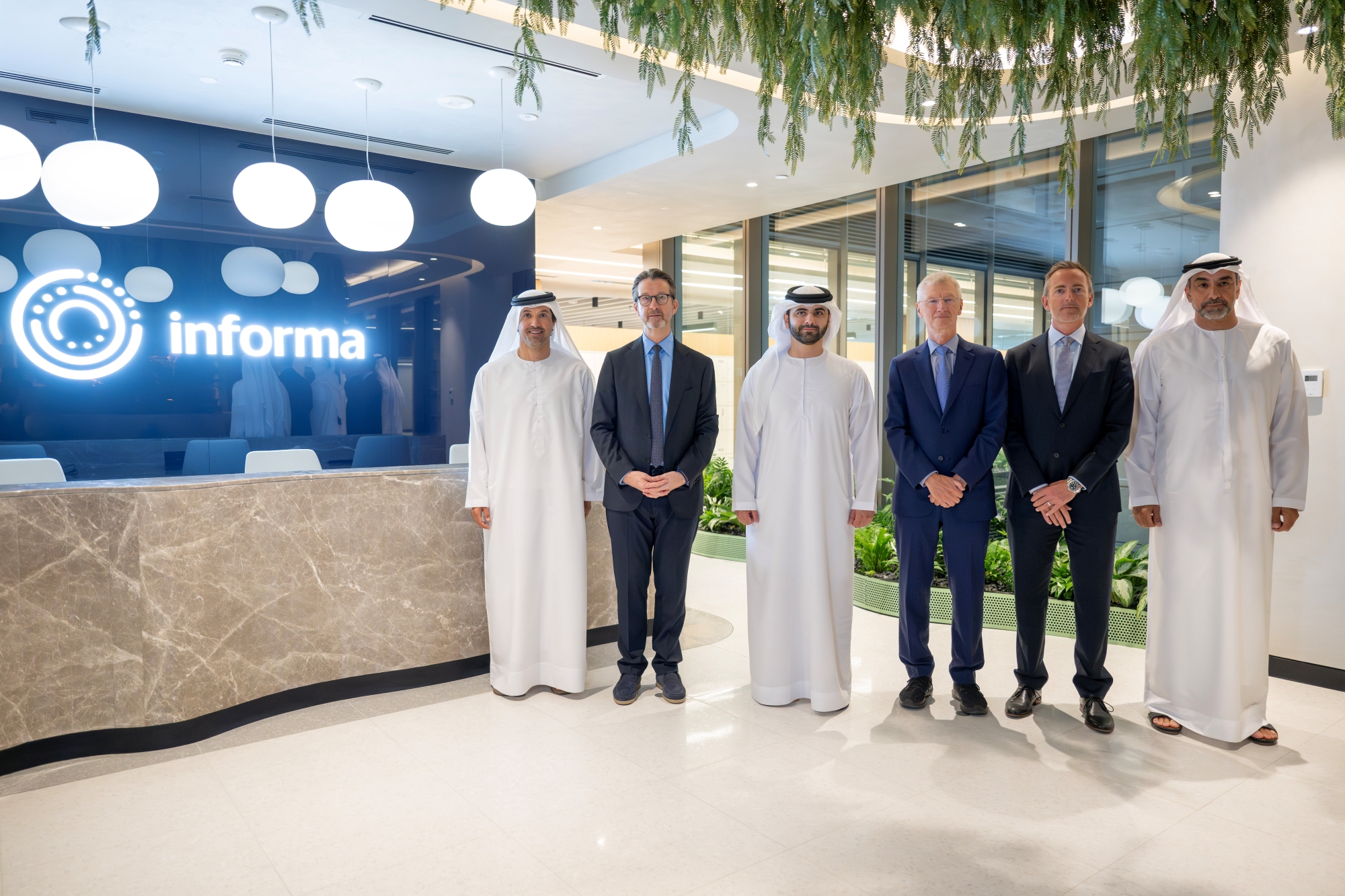 Mansoor bin Mohammed inaugurates Informa Global Group’s new office in Dubai