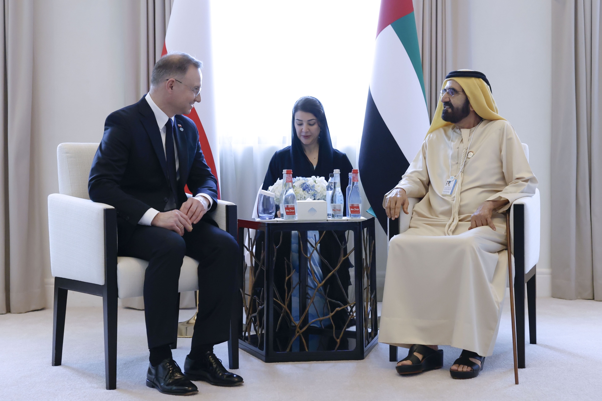 Mohammed bin Rashid meets with President of Poland at World Governments Summit 2025