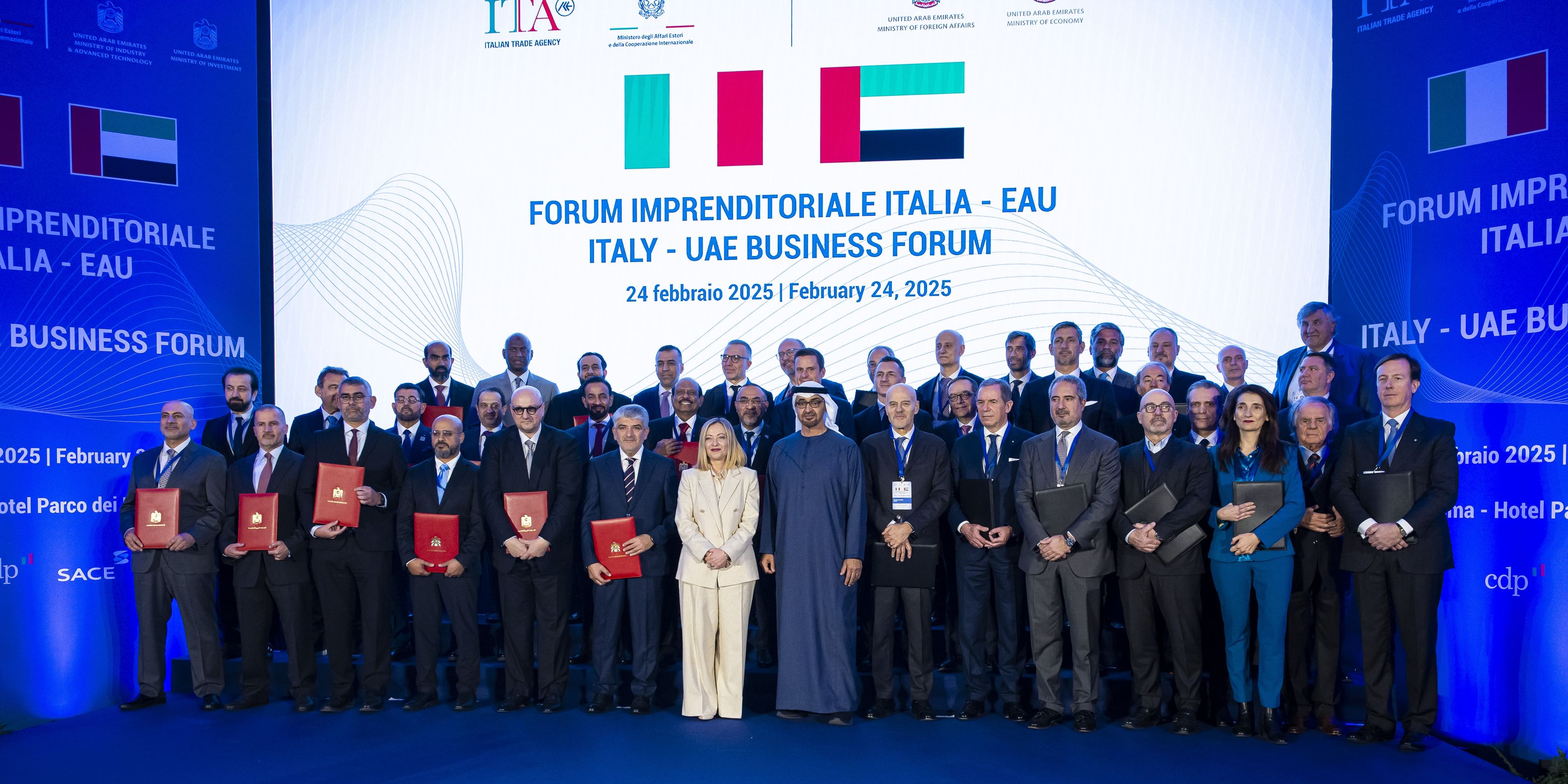 UAE President, Italian Prime Minister attend UAE-Italy Business Forum